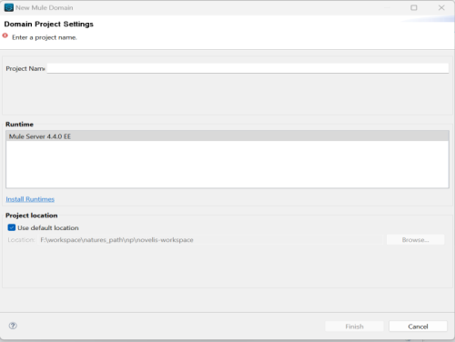 Mule domain project in Anypoint Studio - prowesssoft